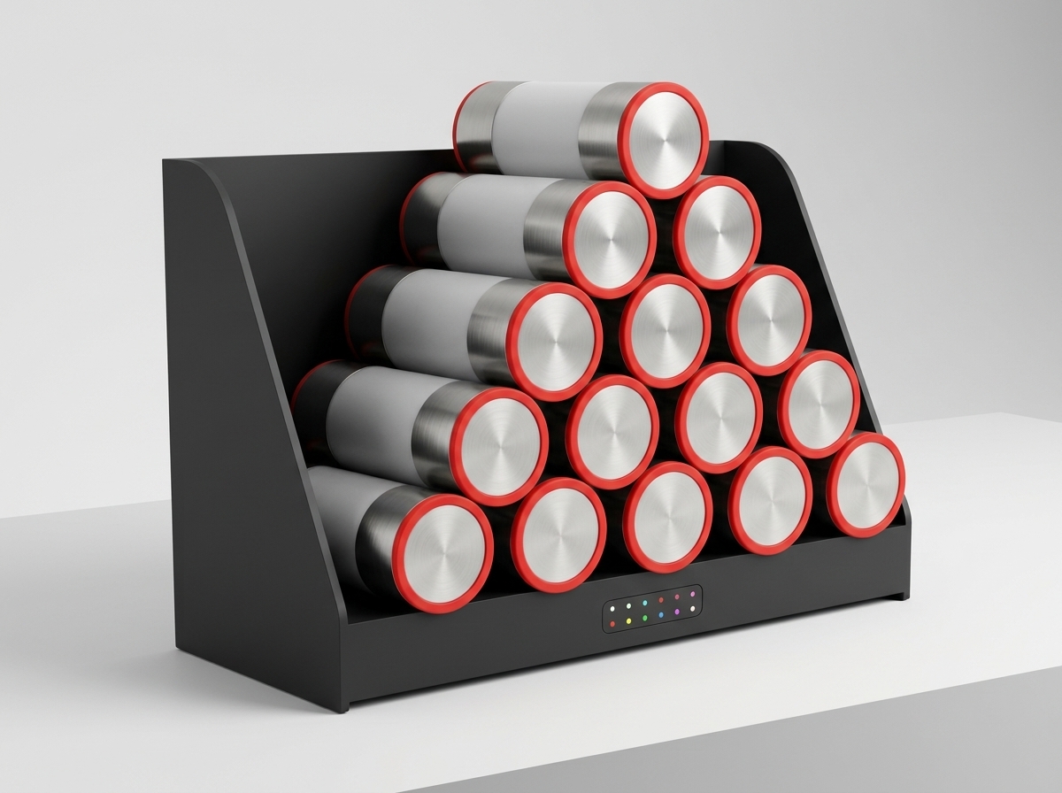 Charging station with lights